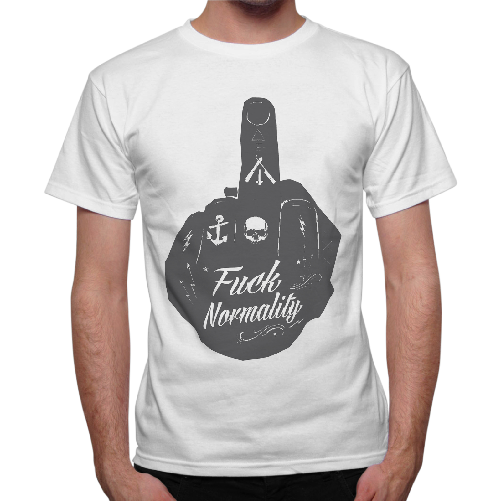 T-Shirt Uomo FU*K NORMALITY 1