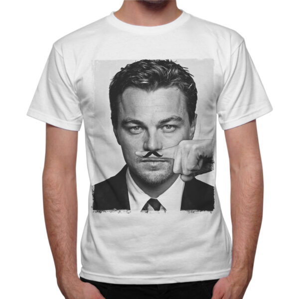 T-Shirt Uomo LEONARDO MUSTACHE 1 T-Shirt Uomo LEONARDO MUSTACHE
