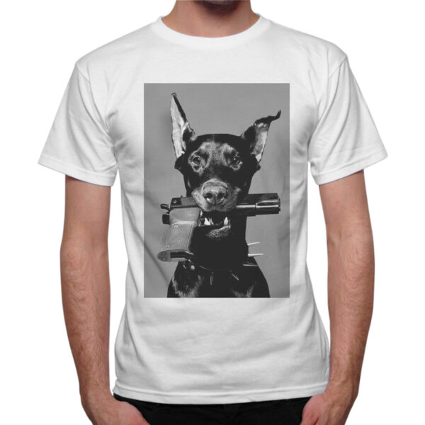 T-Shirt Uomo DOG PISTOL