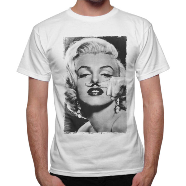 T-Shirt Uomo MARILYN MUSTACHE