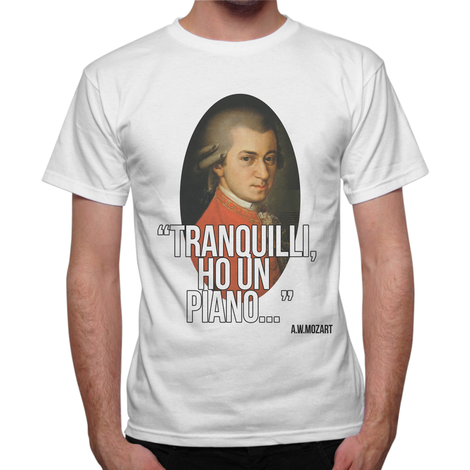 T-Shirt Uomo HO UN PIANO