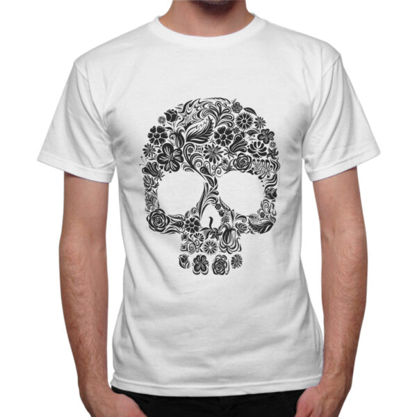 T-Shirt Uomo SKULL FLOWERS
