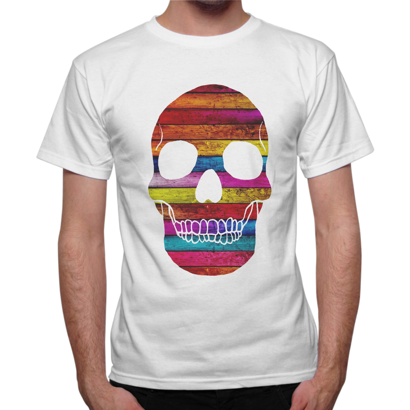 T-Shirt Uomo WOOD SKULL