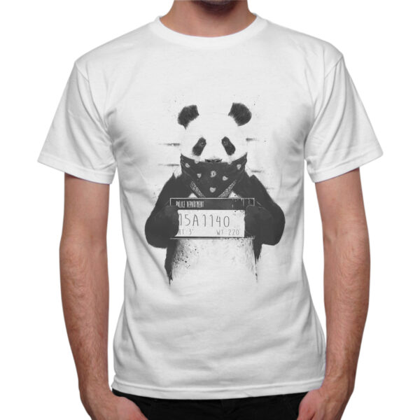 T-Shirt Uomo PANDA WANTED