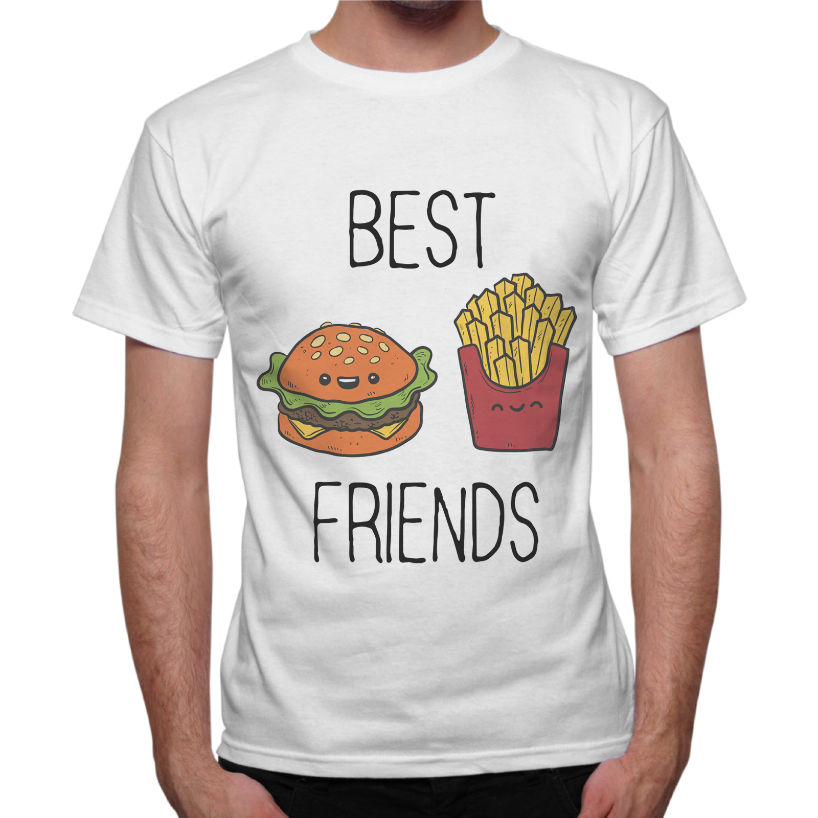 T-Shirt Uomo BEST FRIENDS MENU