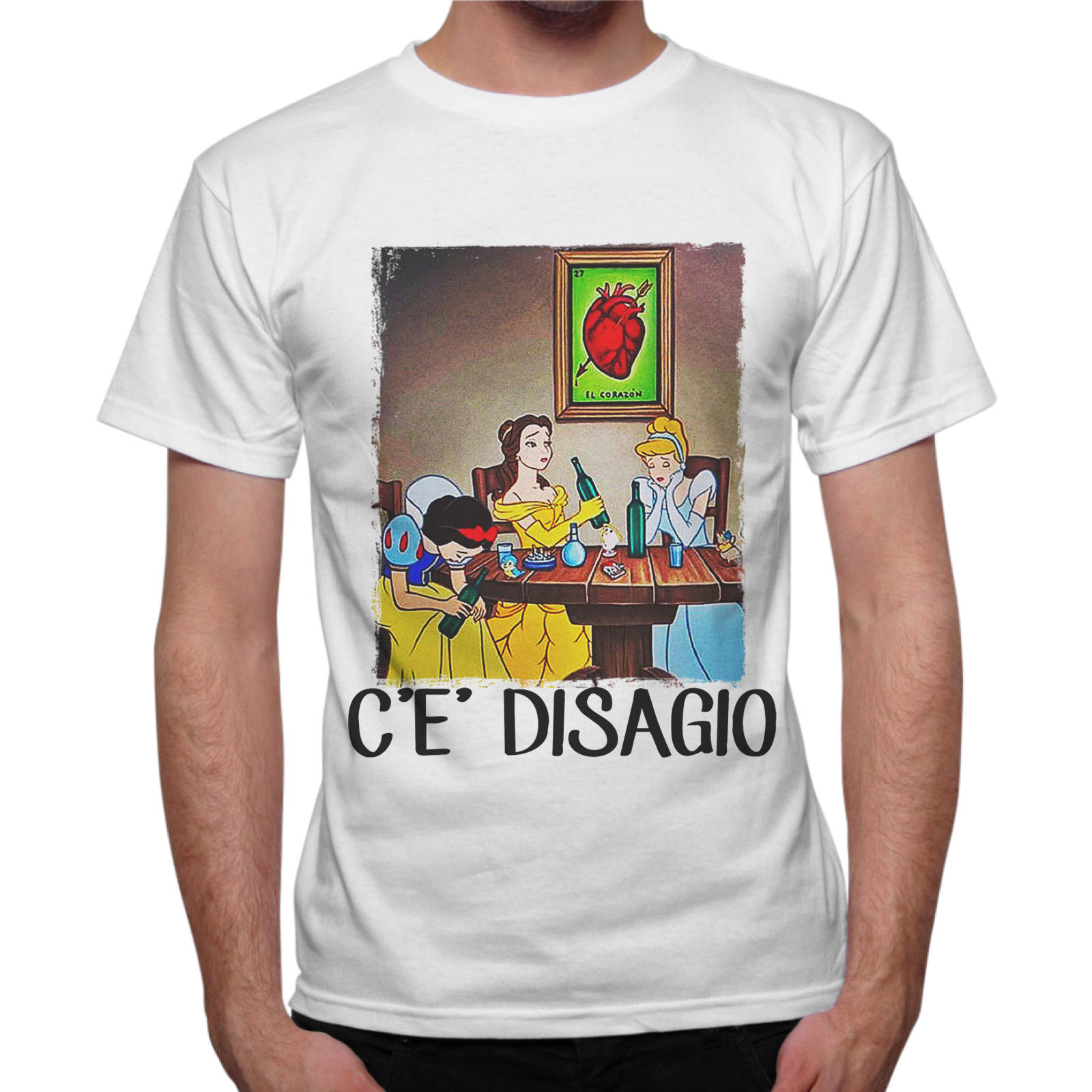 T-Shirt Uomo C’E’ DISAGIO 1