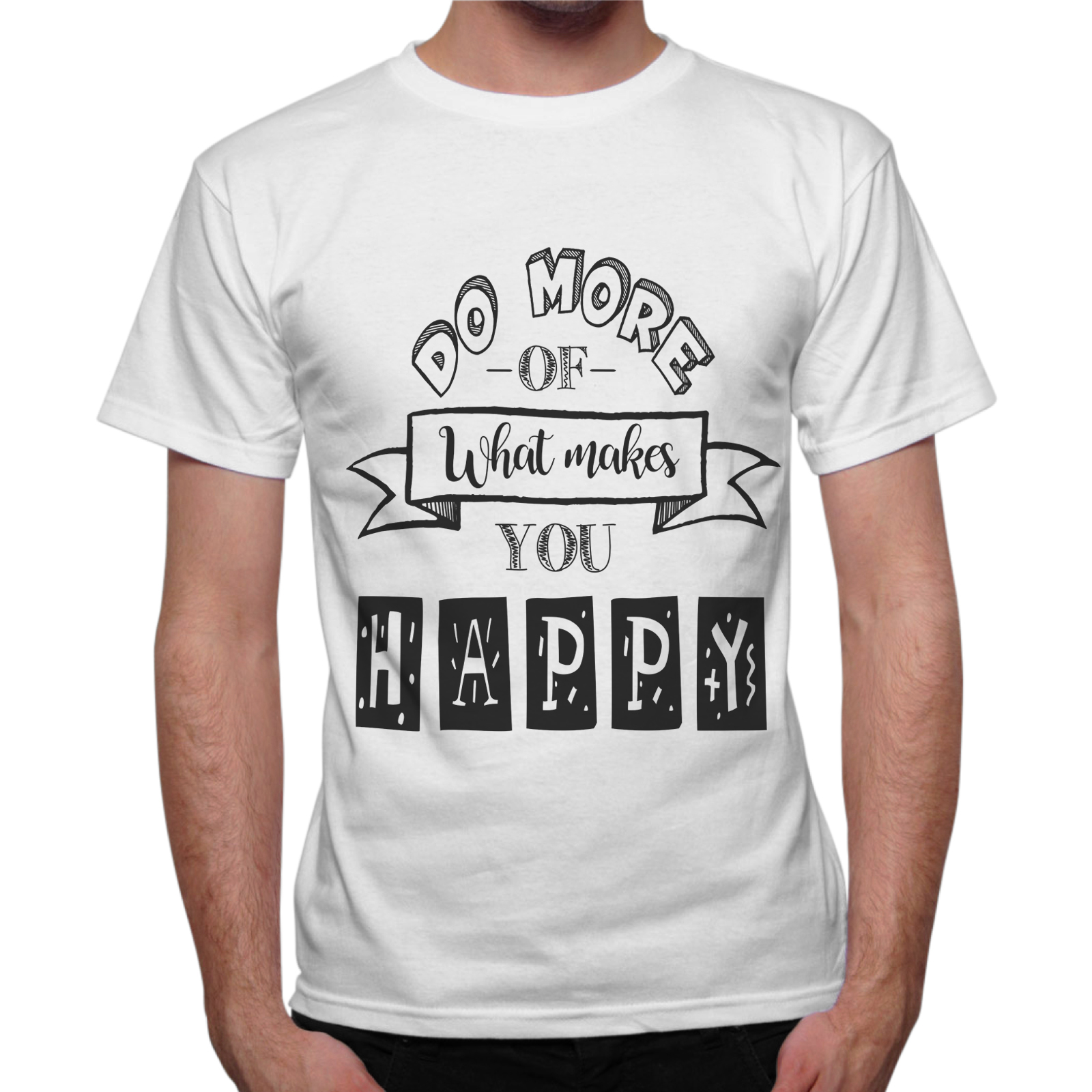 T-Shirt Uomo MAKES YOU HAPPY