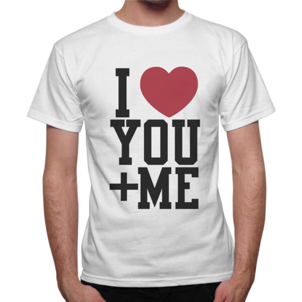 T-Shirt Uomo I LOVE YOU + ME
