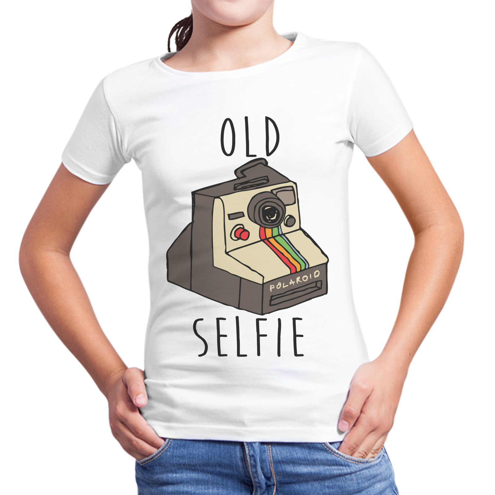 T-Shirt Bambina OLD SELFIE