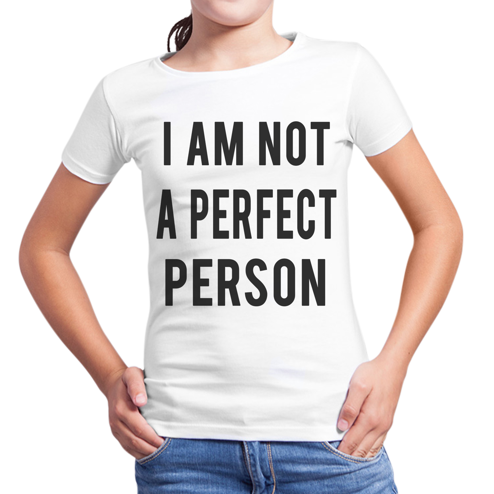 T-Shirt Bambina I NOT PERFECT 1