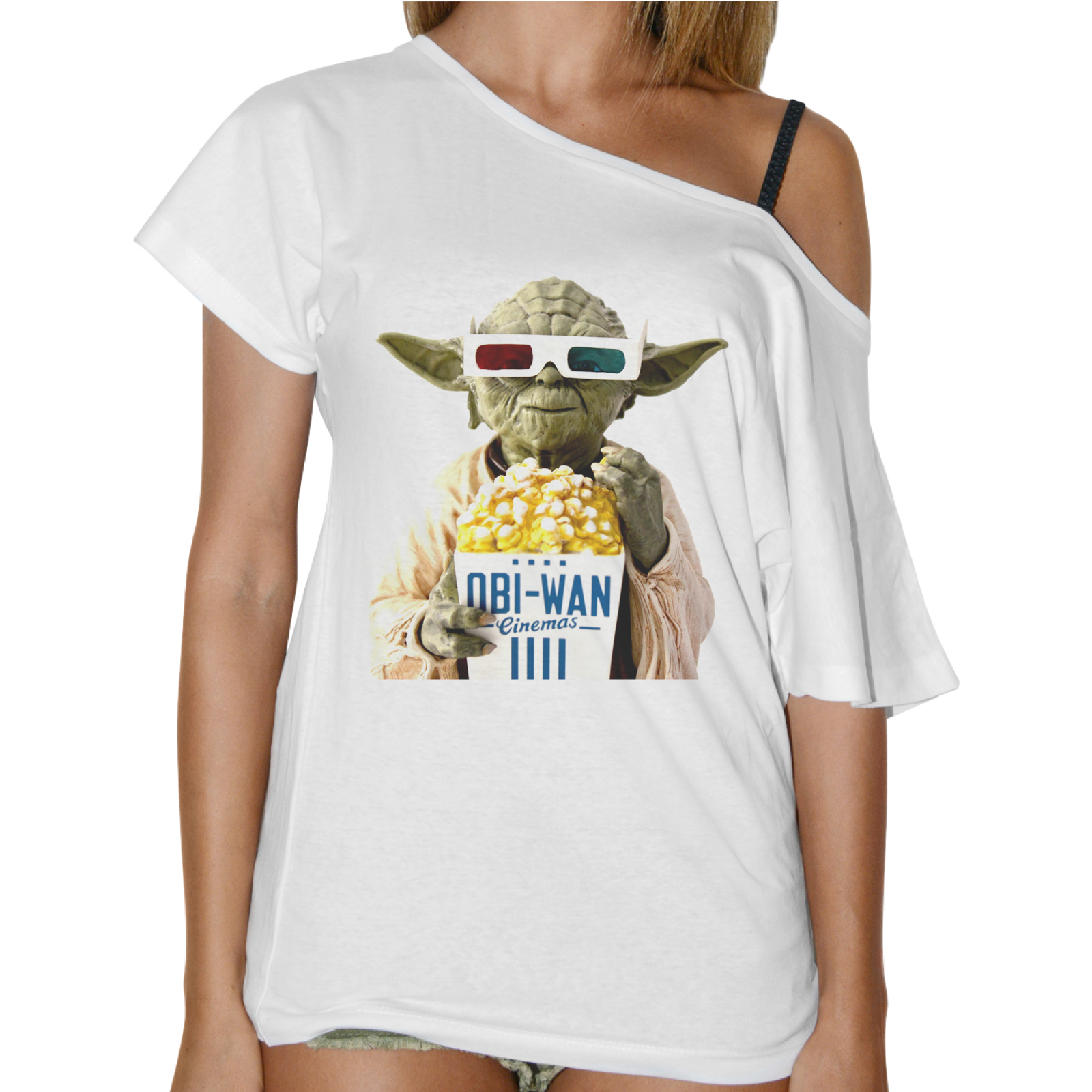 T-Shirt Donna Collo Barca OBI POP CORN
