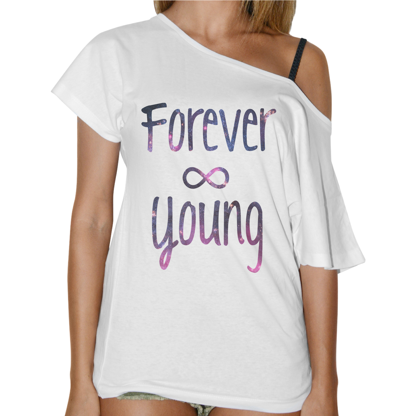 T-Shirt Donna Collo Barca FOREVER YOUNG