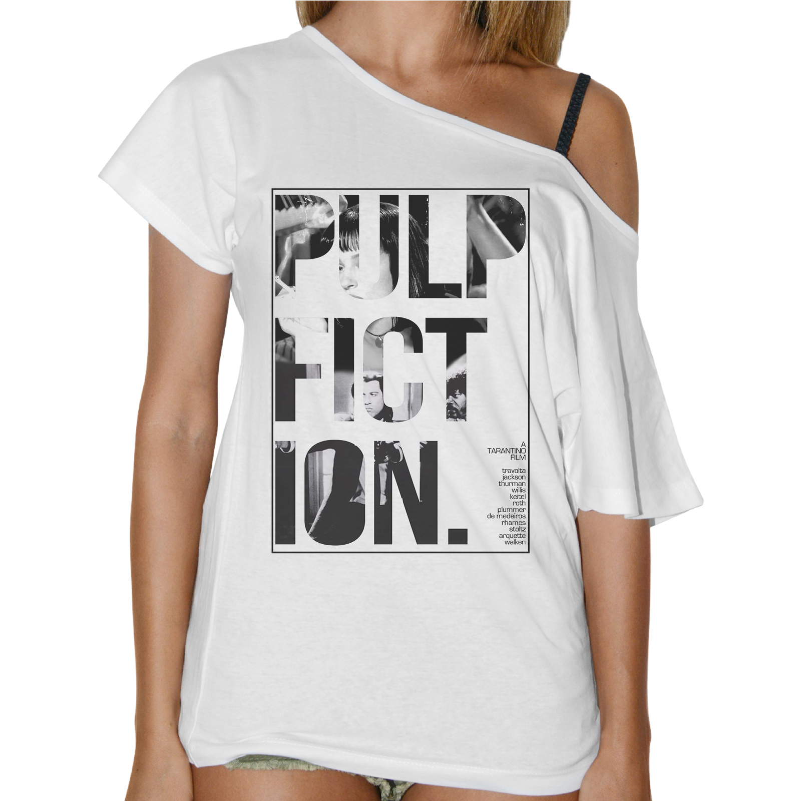 T-Shirt Donna Collo Barca PULP FICTION 1