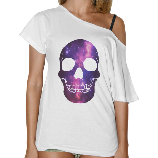 T-Shirt Donna Collo Barca SKULL GALAXY 1 T-Shirt Donna Collo Barca SKULL GALAXY