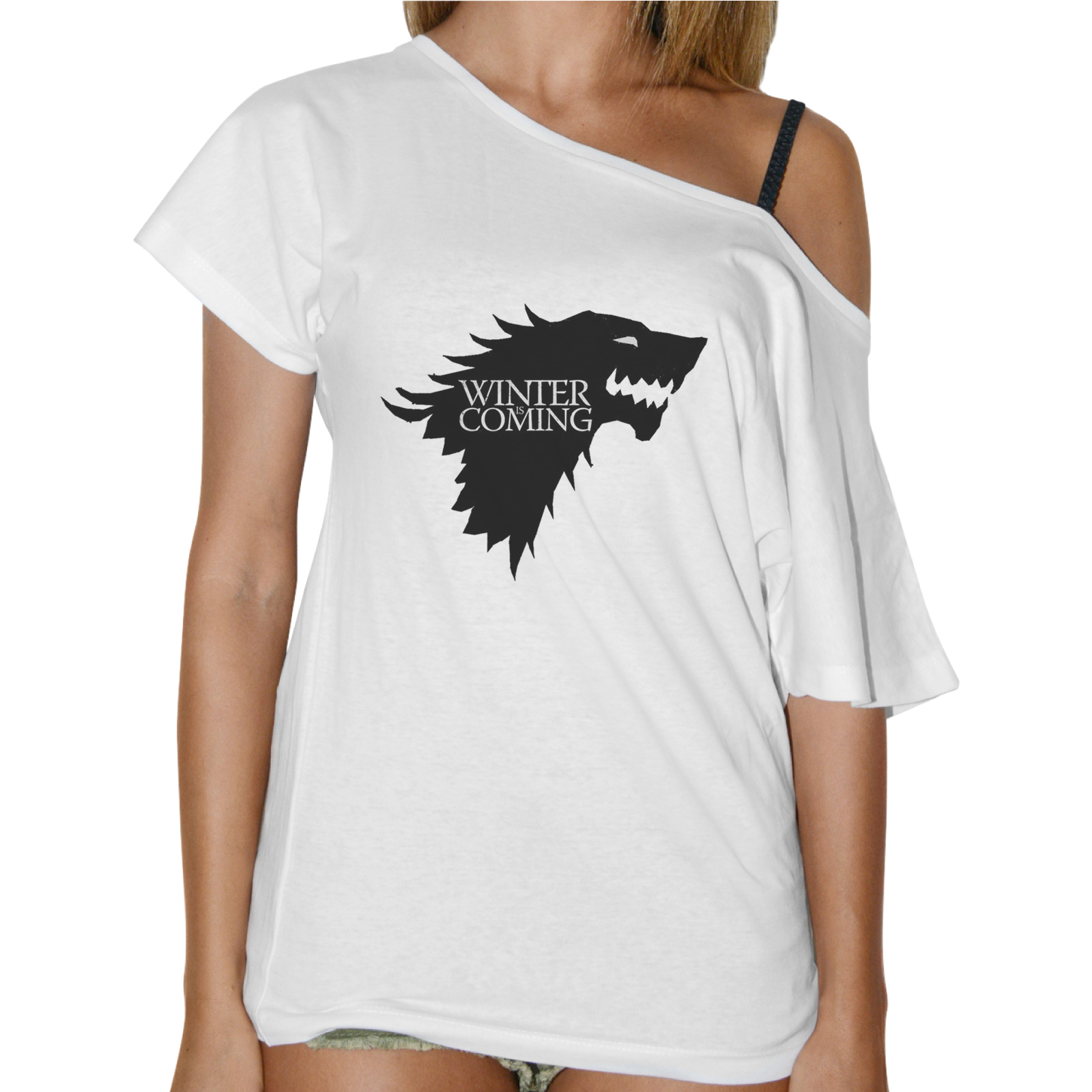 T-Shirt Donna Collo Barca WINTER IS COMING