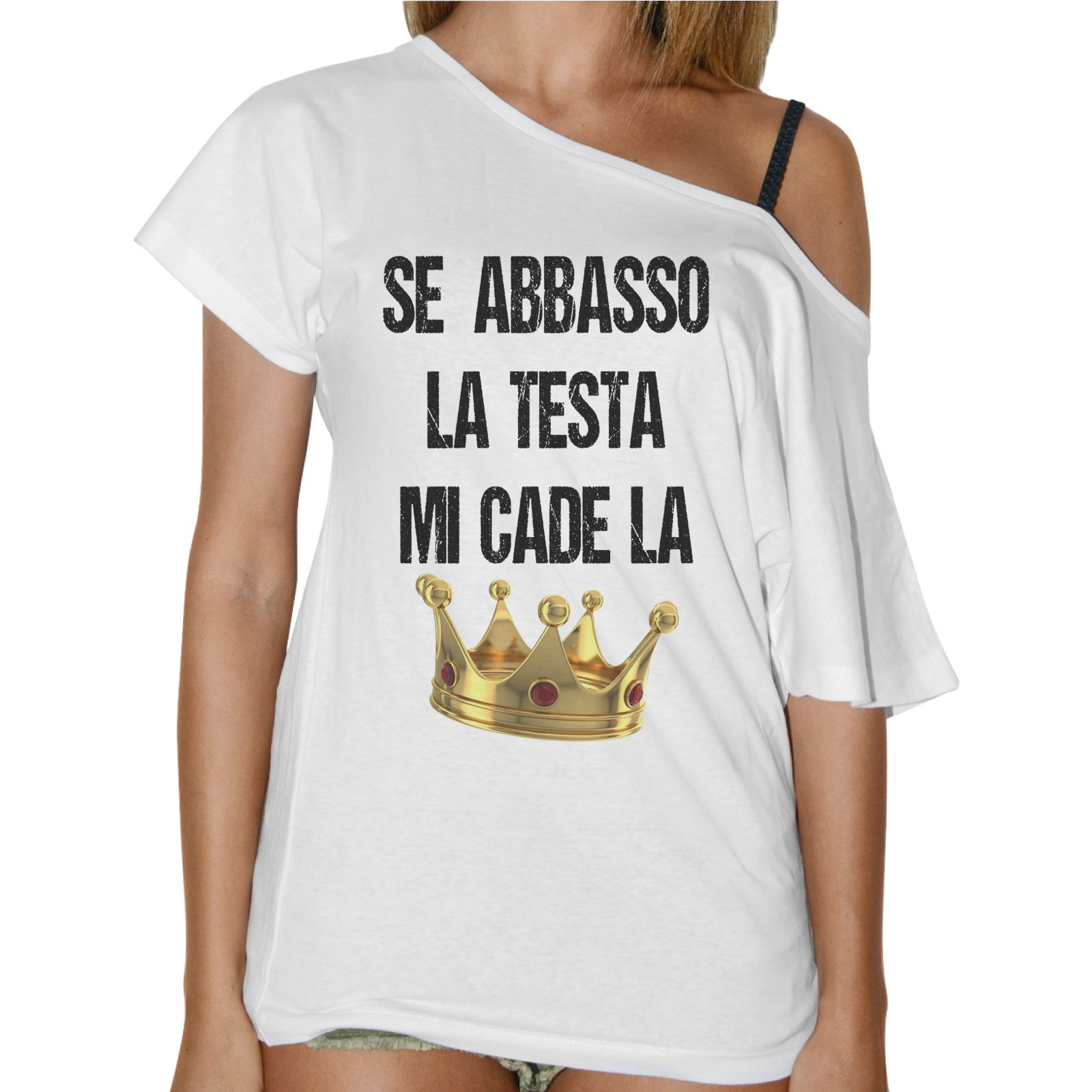 T-Shirt Donna Collo Barca CADE LA CORONA