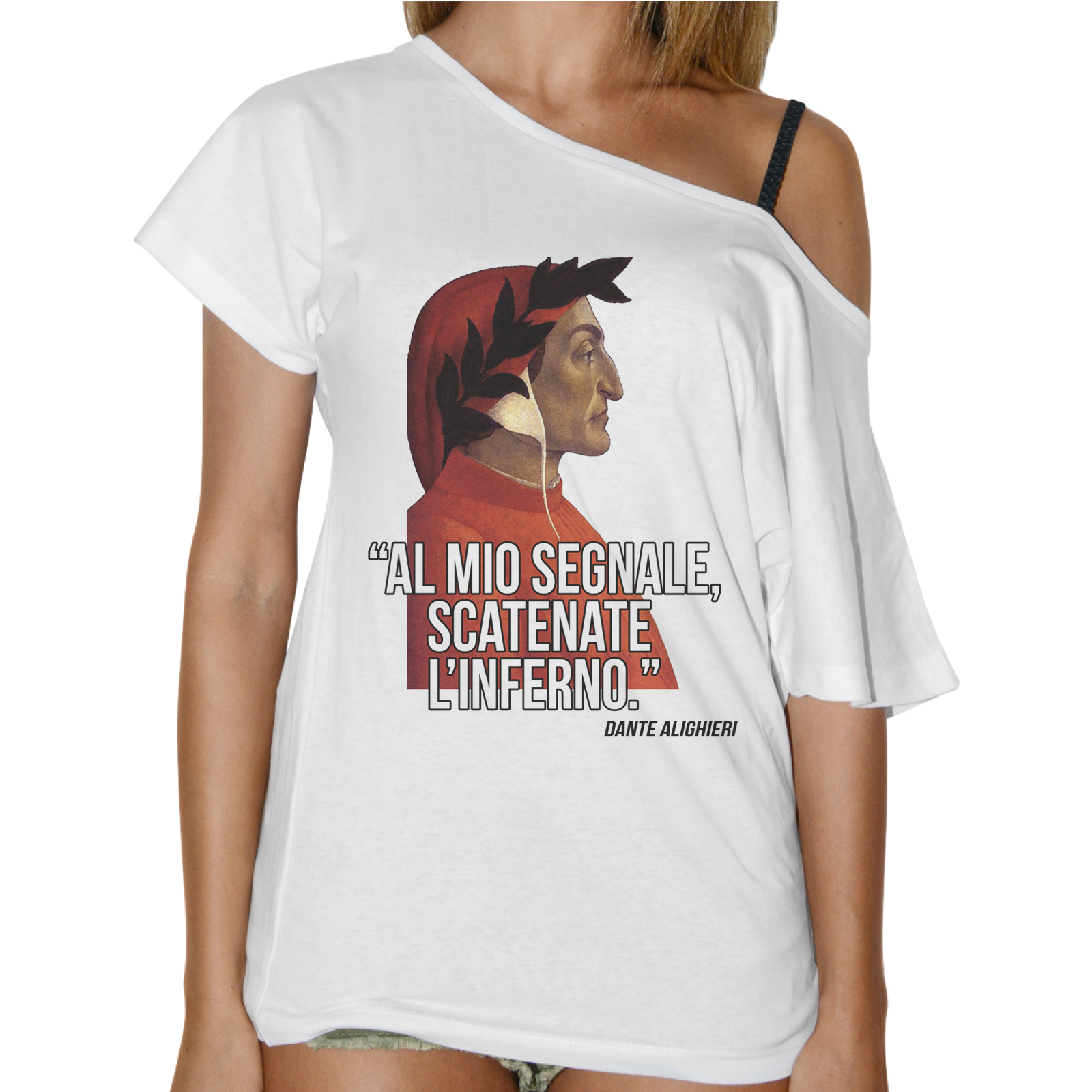 T-Shirt Donna Collo Barca SCATENATE L'INFERNO