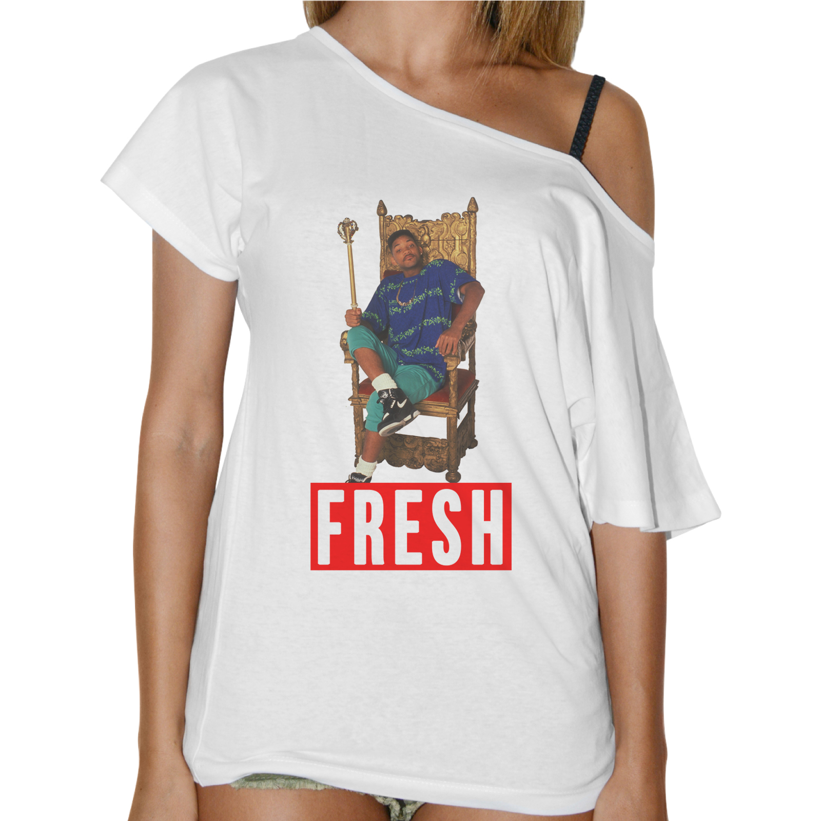 T-Shirt Donna Collo Barca FRESH WILLY