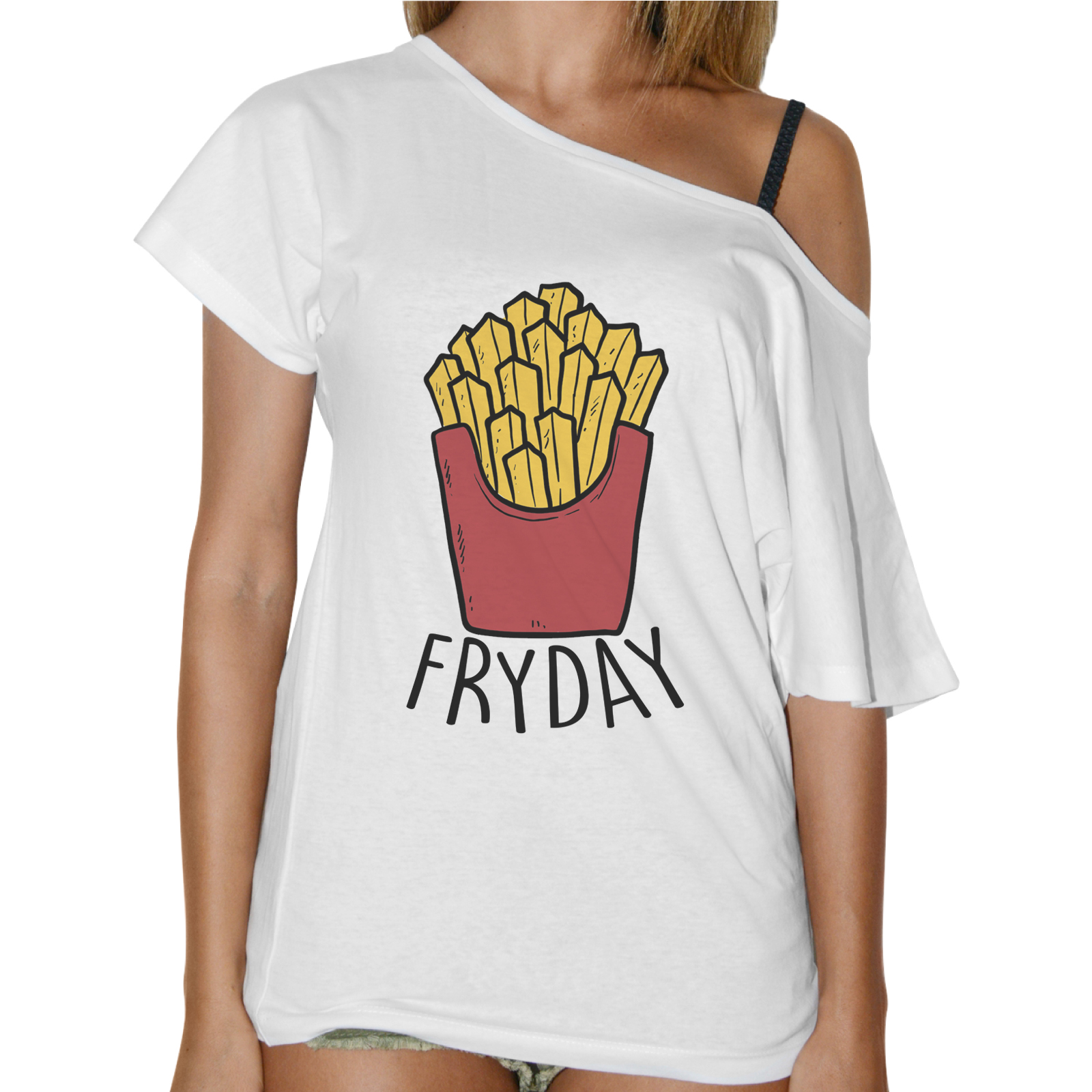 T-Shirt Donna Collo Barca FRYDAY