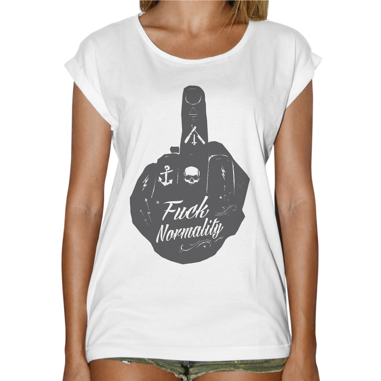 T-Shirt Donna Fashion FU*K NORMALITY