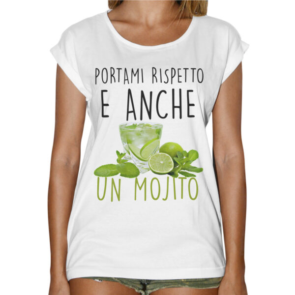 T-Shirt Donna Fashion RISPETTO E MOJITO