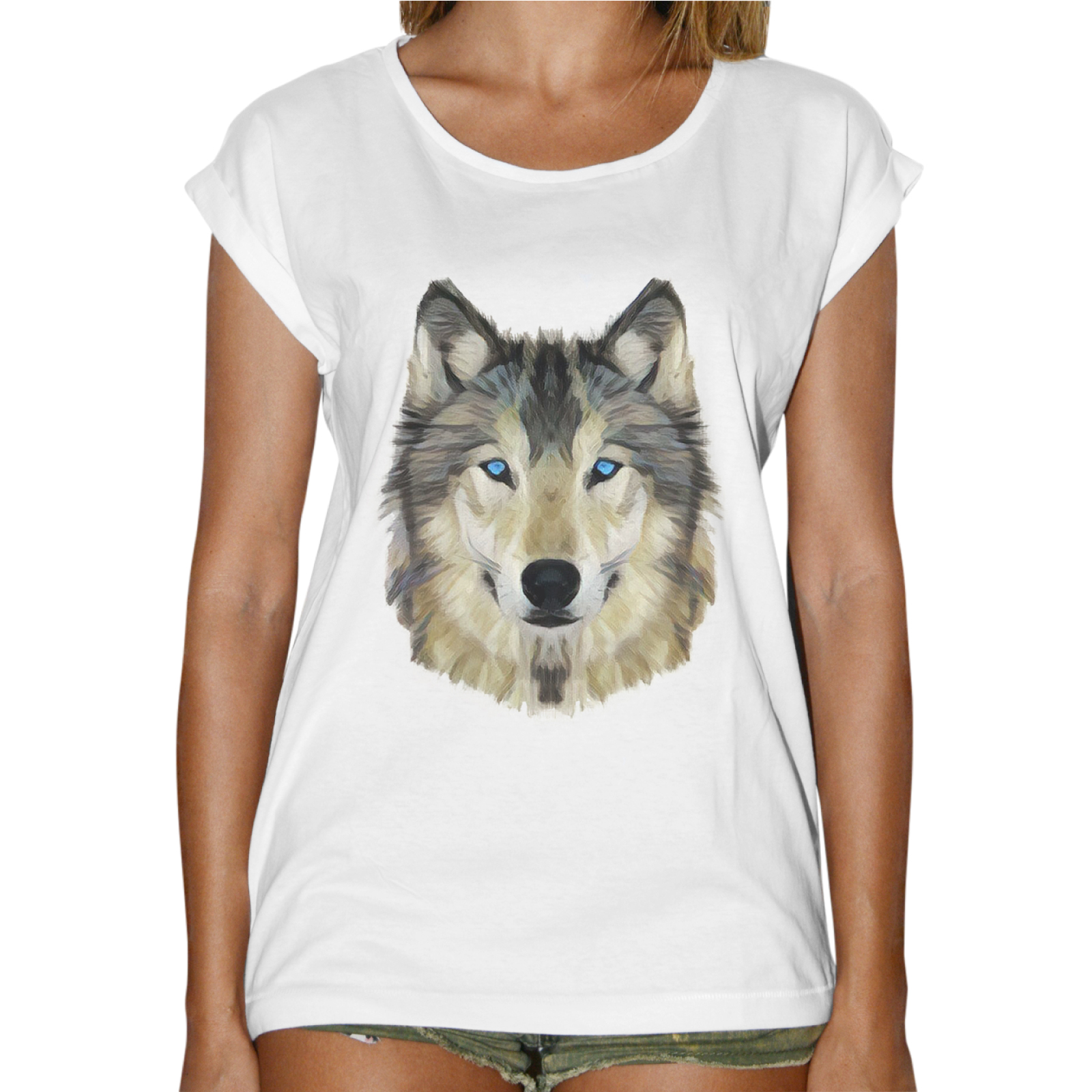 T-Shirt Donna Fashion WOLF DRAW