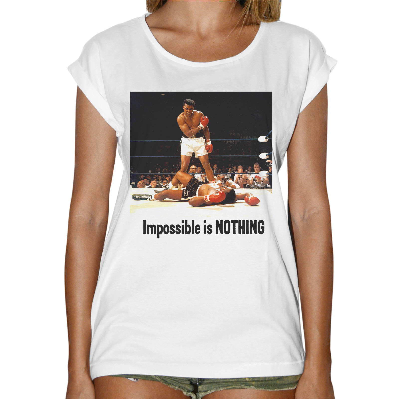 T-Shirt Donna Fashion IMPOSSIBLE IS NOTHING