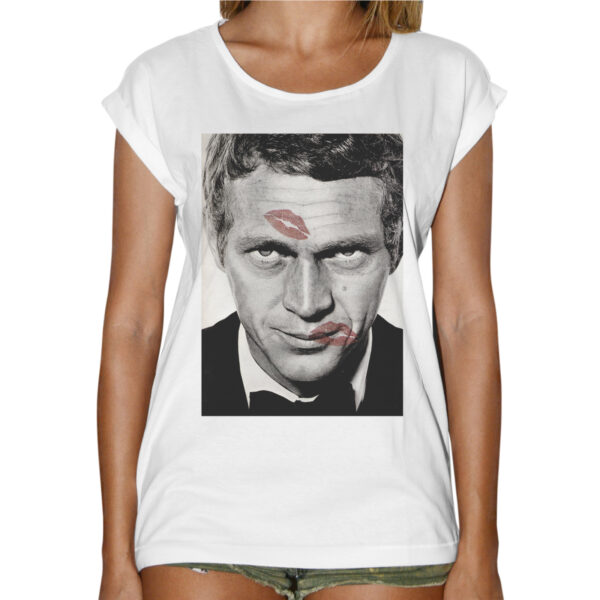 T-Shirt Donna Fashion STEVE RED KISS