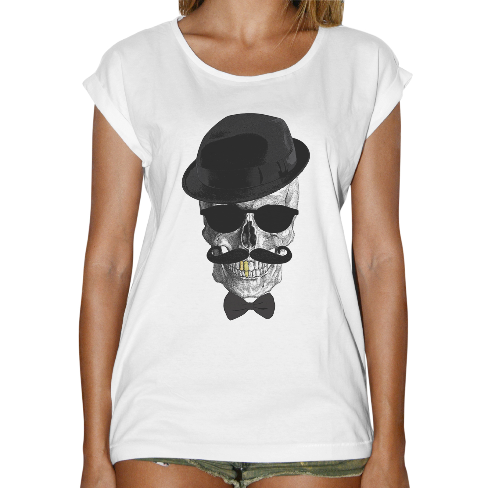 T-Shirt Donna Fashion MR. SKULL
