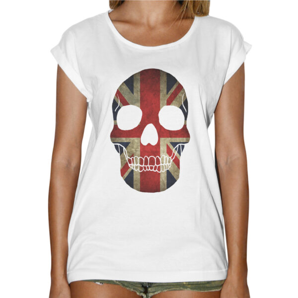 T-Shirt Donna Fashion TESCHIO BANDIERA UK
