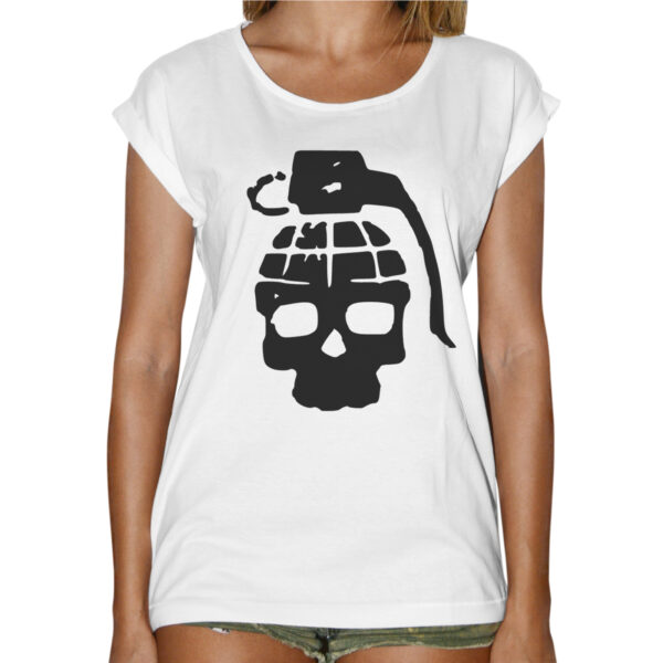 T-Shirt Donna Fashion SKULL BOMB