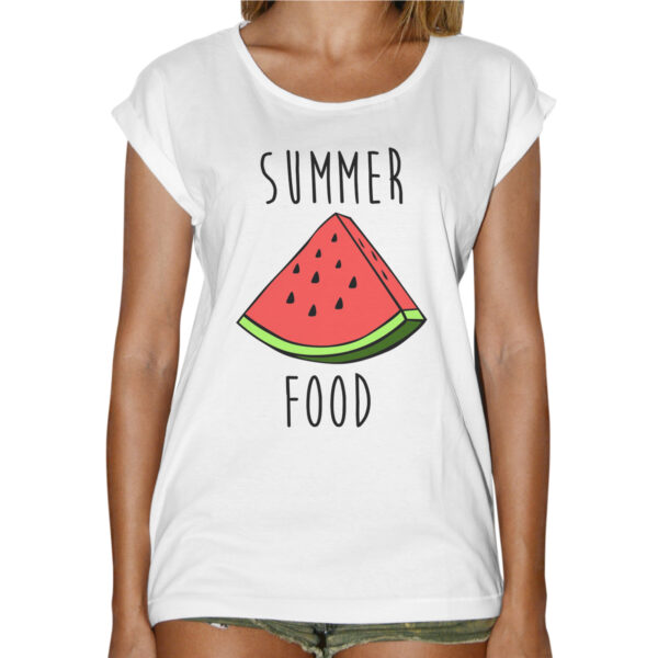 T-Shirt Donna Fashion SUMMER FOOD