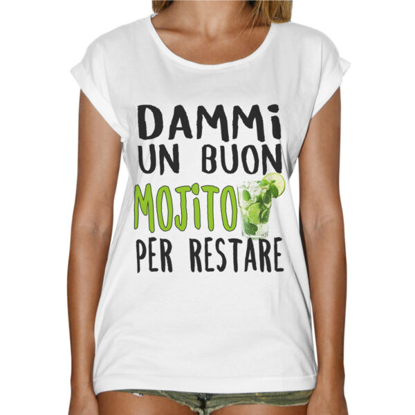T-Shirt Donna Fashion BUON MOJITO 1 T-Shirt Donna Fashion BUON MOJITO