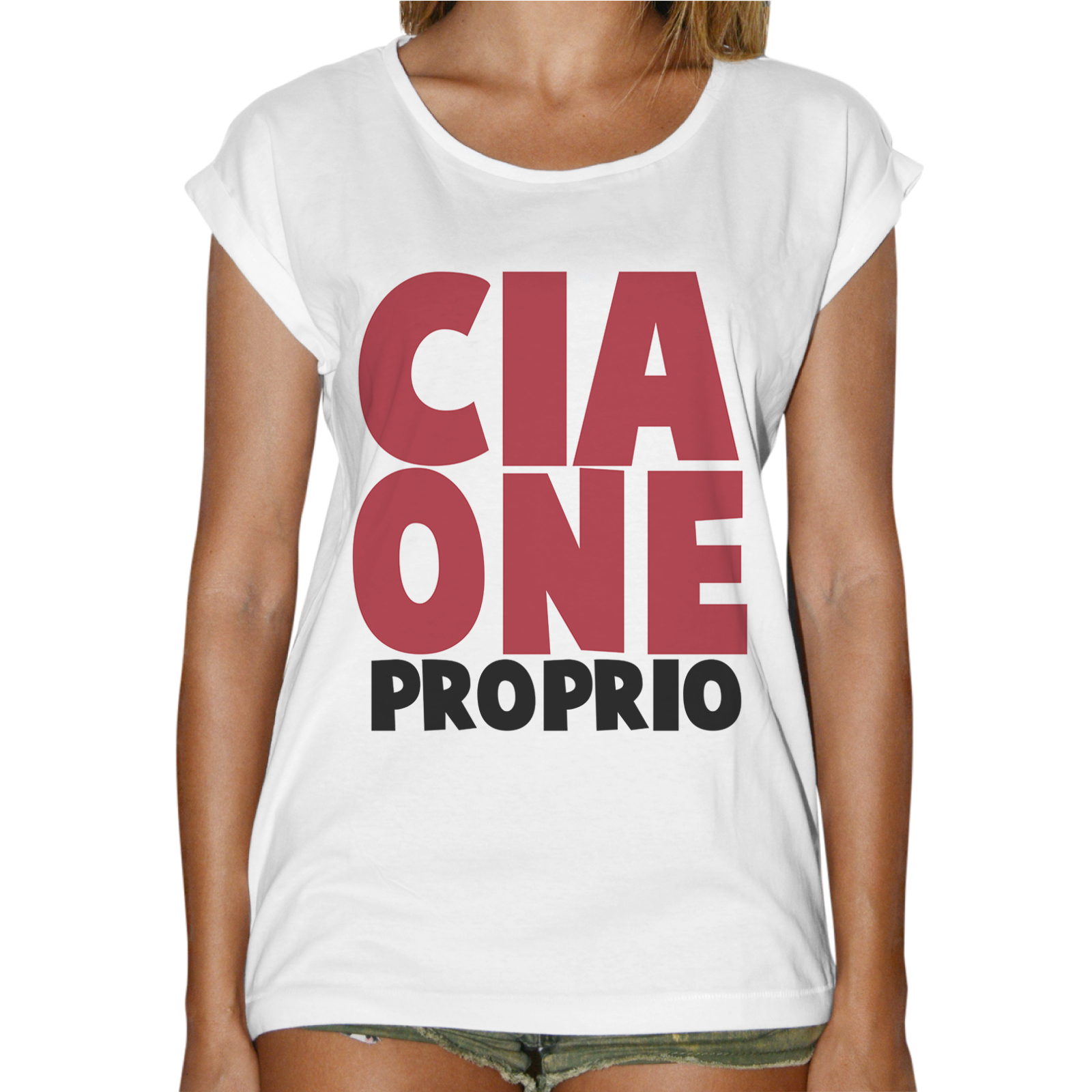 T-Shirt Donna Fashion CIAONE PROPRIO