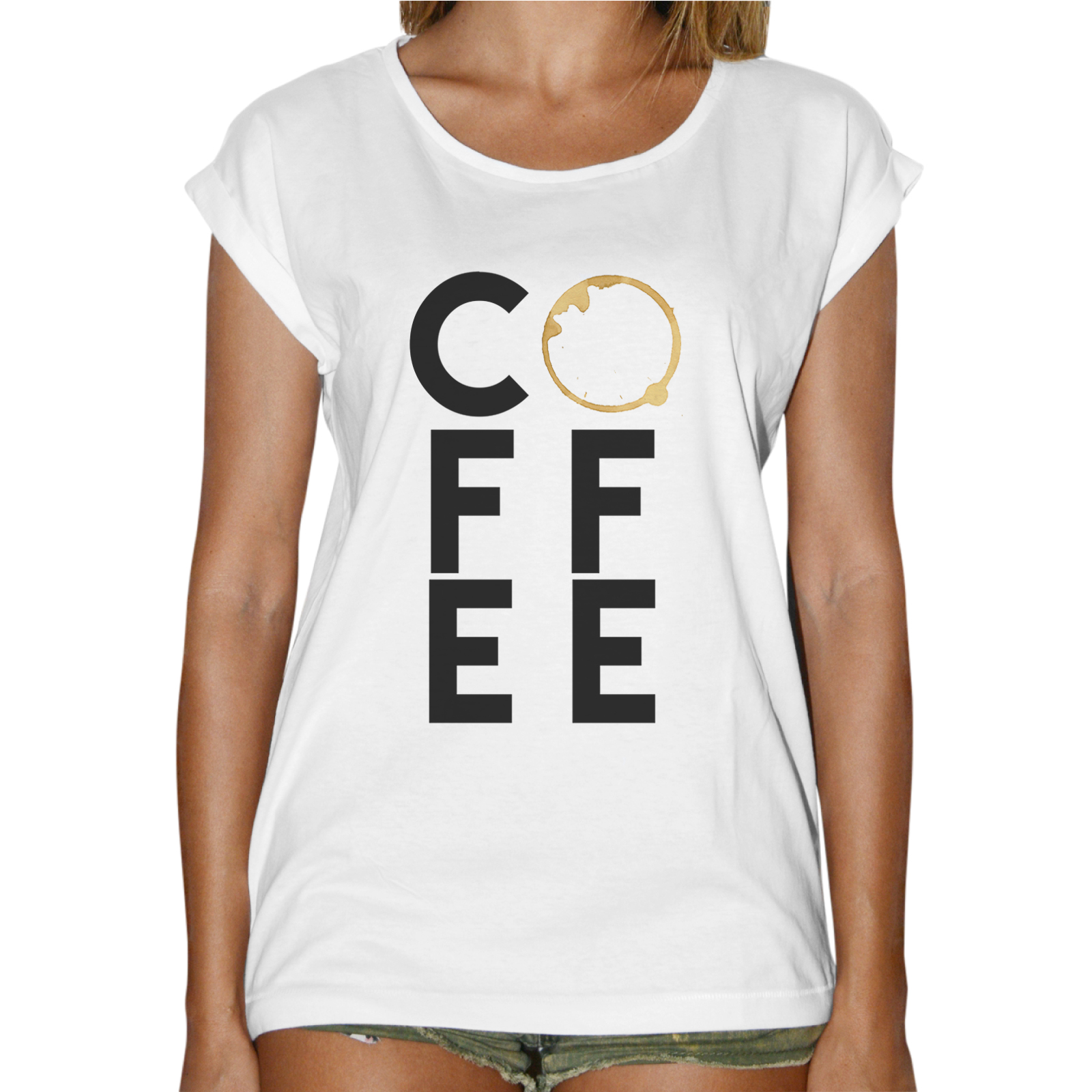 T-Shirt Donna Fashion COFFEE