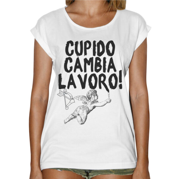 T-Shirt Donna Fashion CAMBIA LAVORO 1 T-Shirt Donna Fashion CAMBIA LAVORO