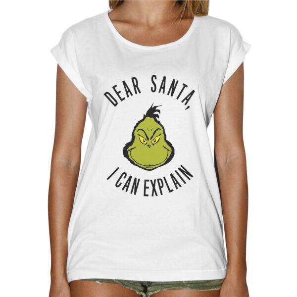 T-Shirt Donna Fashion DEAR SANTA 1 T-Shirt Donna Fashion DEAR SANTA
