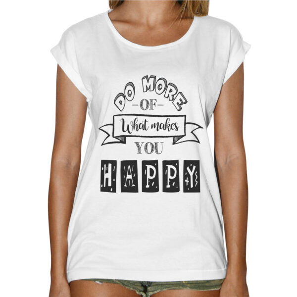 T-Shirt Donna Fashion HAPPY 1 T-Shirt Donna Fashion HAPPY