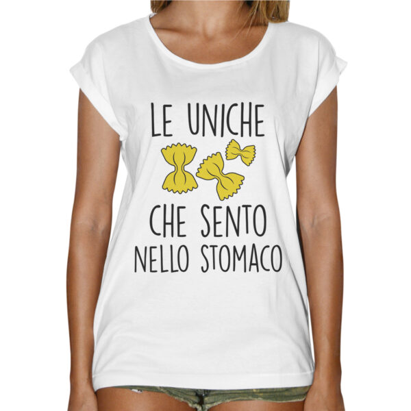 T-Shirt Donna Fashion FARFALLE NELLO STOMACO 1 T-Shirt Donna Fashion FARFALLE NELLO STOMACO