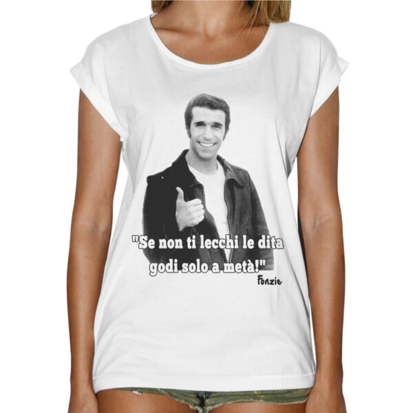 T-Shirt Donna Fashion SE NON TI LECCHI LE DITA