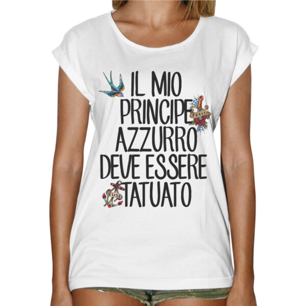 T-Shirt Donna Fashion PRINCIPE TATUATO