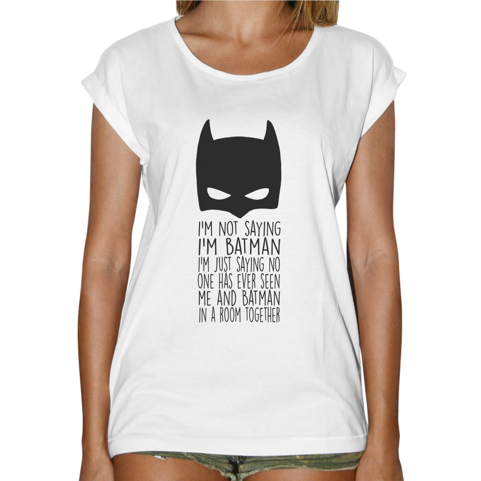 T-Shirt Donna Fashion I AM NOT BATMAN