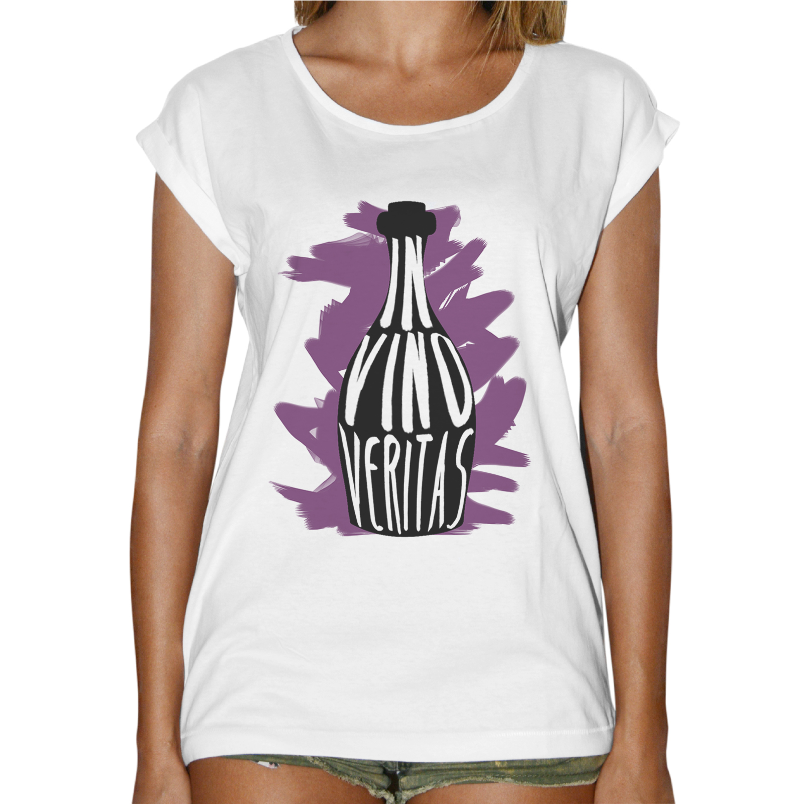 T-Shirt Donna Fashion VINO VERITAS