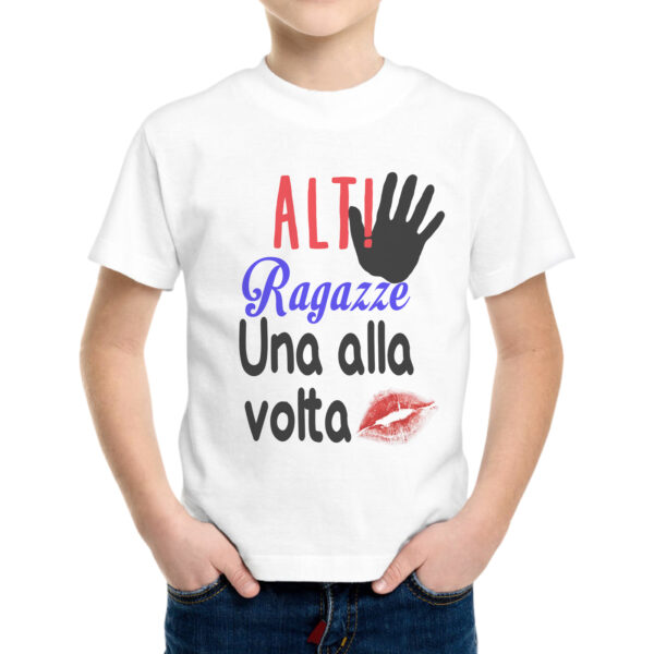 T-Shirt Bambino UNA ALLA VOLTA