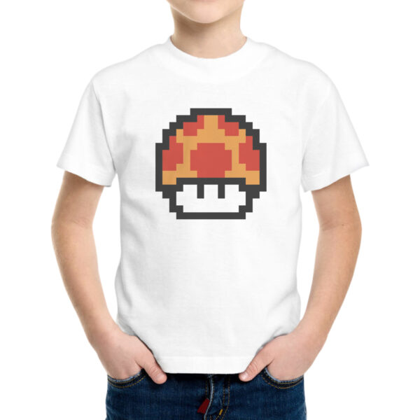 T-Shirt Bambino FUNGHETTO 8 BIT 1 T-Shirt Bambino FUNGHETTO 8 BIT