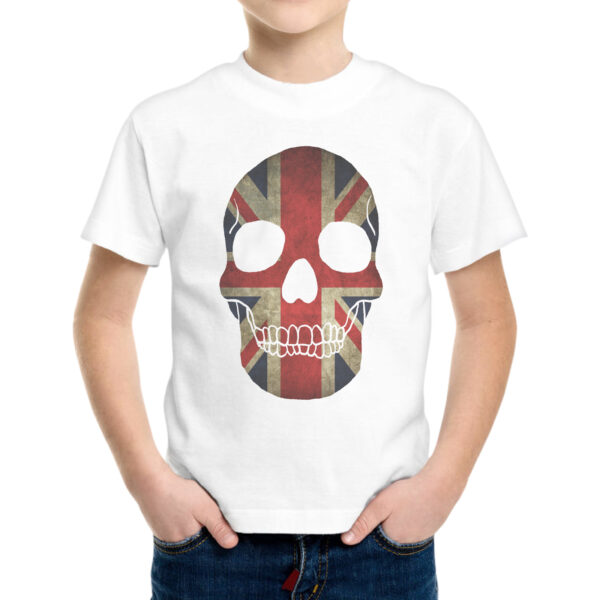 T-Shirt Bambino TESCHIO BANDIERA UK 1 T-Shirt Bambino TESCHIO BANDIERA UK