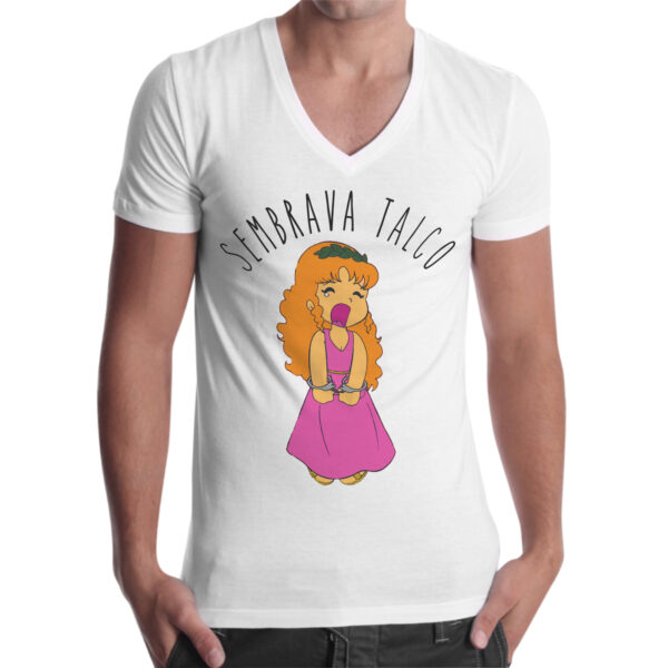 T-Shirt Uomo Scollo V SEMBRAVA TALCO 1 T-Shirt Uomo Scollo V SEMBRAVA TALCO