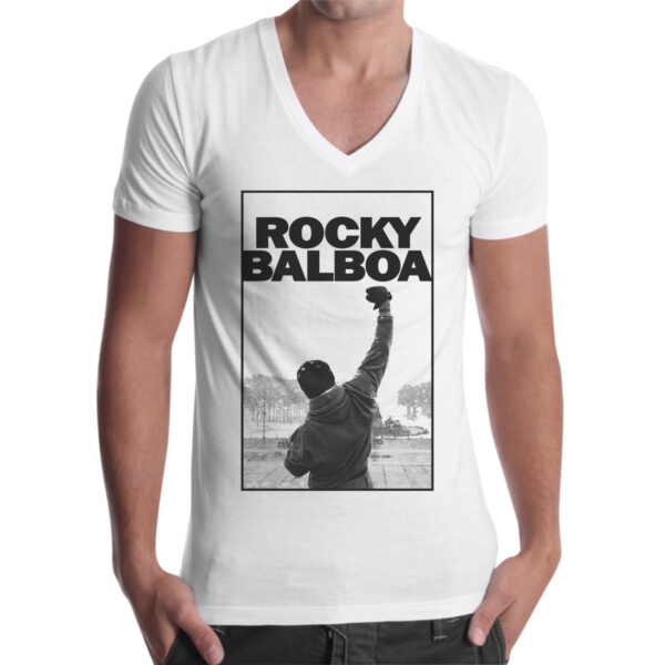 T-Shirt Uomo Scollo V ROCKY 1 T-Shirt Uomo Scollo V ROCKY