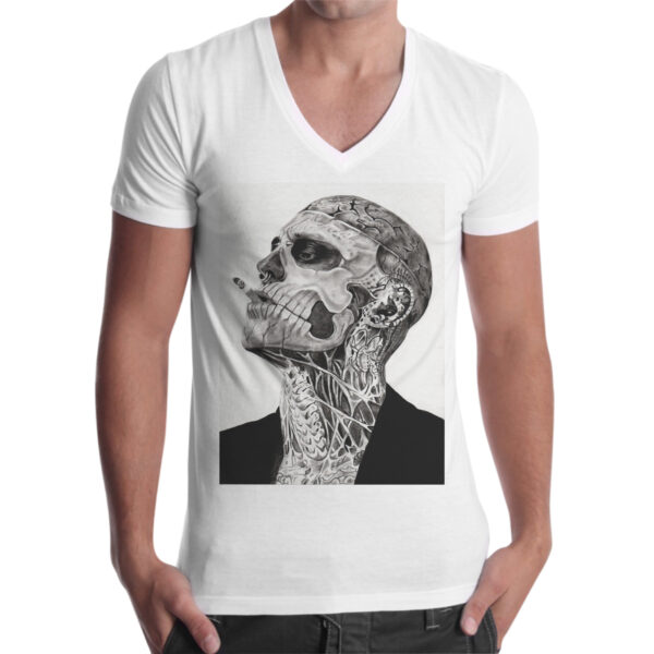 T-Shirt Uomo Scollo V UOMO TATTOO