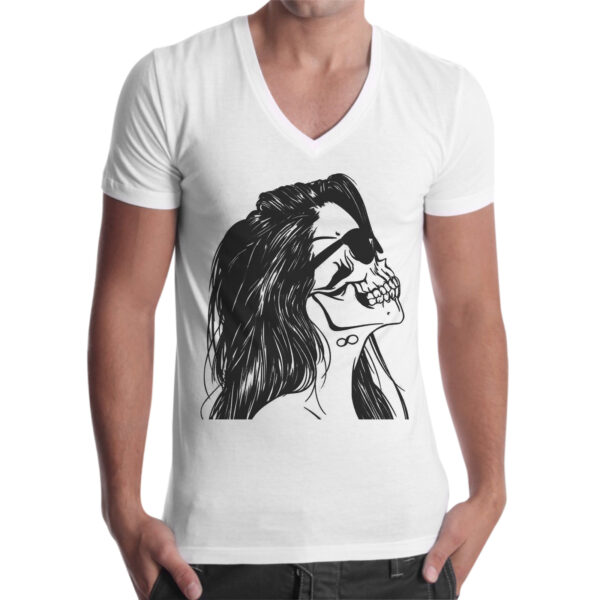 T-Shirt Uomo Scollo V TESCHIO WOMAN 1 T-Shirt Uomo Scollo V TESCHIO WOMAN